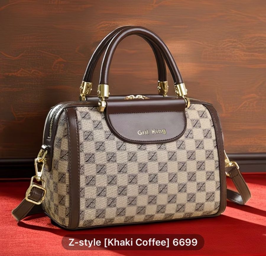 2026 New Fashion Women’s Boston Bag – Large-Capacity Handbag with a Genuine Leather-Like Texture