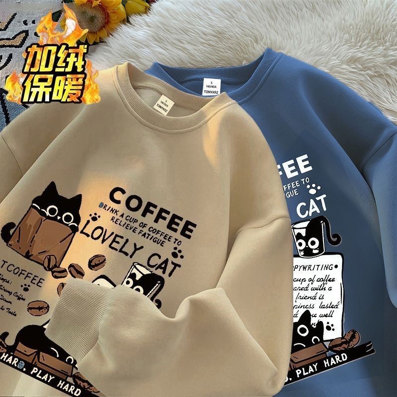 2pcs Fleece Heavy Sweatshirt Unisex Boxy Short Wide Stiff Upright American Hoodie High